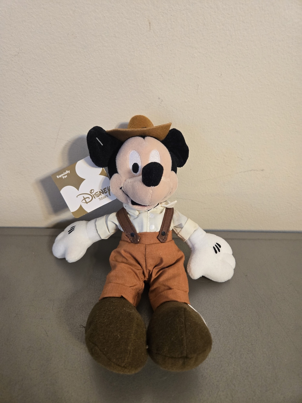 Disney Store Pioneer Mickey Mouse 8" Plush Toy